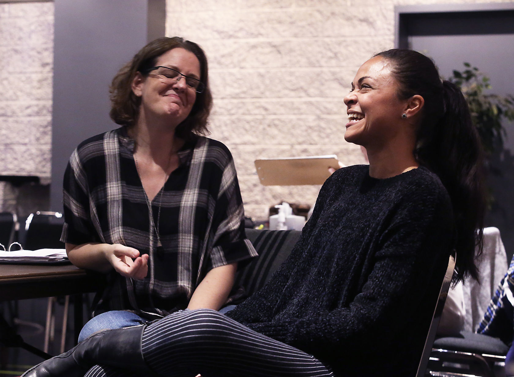 Jennifer Uphoff Gray and Karen Olivo